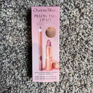 NEW Charlotte Tilbury Mini Pillow Talk Lipstick & Liner Set